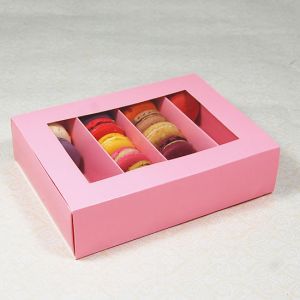 24 Macaron Pink Window Boxes ($2.80/pc x 25 units)